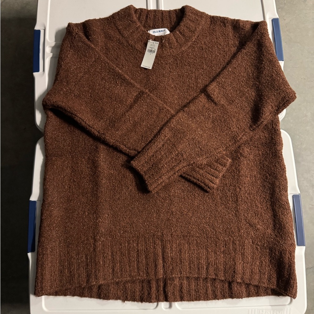 Old Navy Brown Crew Neck Sweater